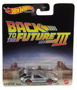 DeLorean Ritorno al Futuro III 1955 Time Machine Rail 1:64 ruote calde HCP22 - Foto 1 di 2
