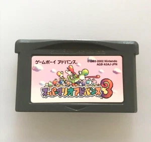 Gameboy Super Mario Advance 3 Yossy Island + Mario Bros Cart Only Nintendo - Picture 1 of 3