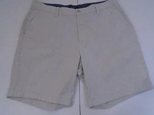 Nautica Mens Khaki Deck Shorts Classic Fit Stretch Golf Shorts Size 34 #1089 - Picture 1 of 4