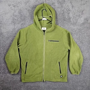 Chaqueta Albino & Preto Para Hombre Verde Medio BJJ Vellón Prenda Con Capucha Cremallera Completa - Imagen 1 de 11
