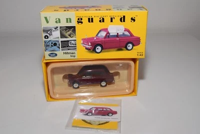 * VANGUARDS VA26008 HILLMAN IMP MAROON COME NUOVO IN SCATOLA - Immagine 1 di 4