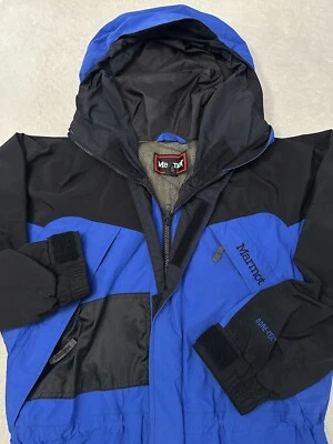 Vintage 1990s 90s Marmot Gore-tex Zip Up Winter Tech Ski Snow Coat Jacket, S M - Image 1 of 4