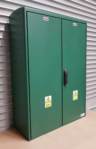 GRP Electric Enclosure W800 x H1150 x D320mm Kiosk, Cabinet, Meter Box, Housing - Picture 1 of 6