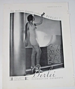 Berlei Foundation Garments, Undergarments - Magazine Advertisement, 1936 - Bild 1 von 3