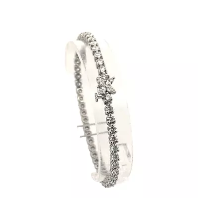 Tiffany & Co. Platinum Diamond Tennis Bracelet - Image 1 of 4