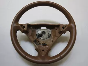 Cayenne Porsche 955 957 911 heater genuine leather steering wheel - Picture 1 of 7