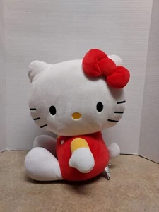 Peluche Hello Kitty de Sanrio clásico 12 pulgadas difícil de encontrar retirado JAPÓN limpio - Imagen 1 de 18
