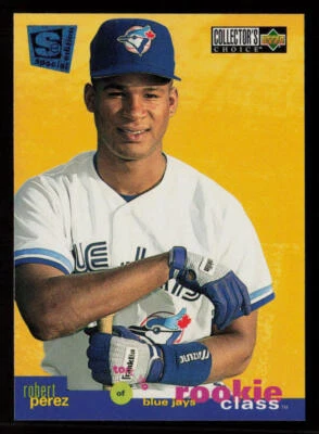 1995 Collector's Choice SE Robert Perez #14 Toronto Blue Jays Baseball Card - Image 1 of 2