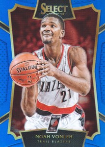 2015-16 Select Basketball Concourse Prizms Blue #68 Noah Vonleh 047/249