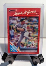 1990 Donruss Mark McGwire Error card GRAND SLAMMERS Okland A's - Rare 