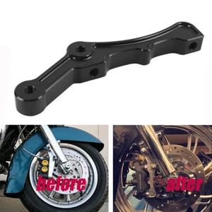 Soporte de pinza de freno delantero radial negro para Harley Touring - Imagen 1 de 14