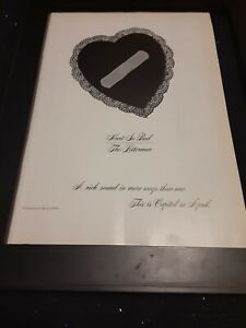 The Lettermen Hurt So Bad Rare Original Promo Poster Ad Framed! #2