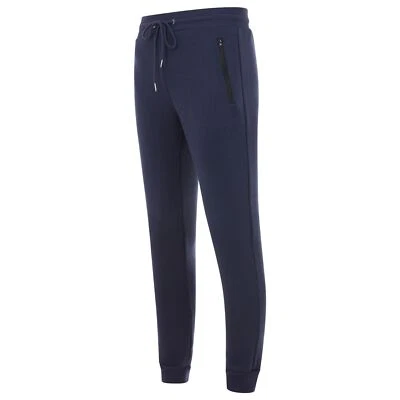Pantalones de chándal para hombre forrados de vellón ajustados informales tecnológicos con bolsillos con cremallera S-3XL Foto 1 de 4