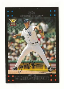 2007 Topps Rookie Cup Baseball Card #160 Justin Verlander Detroit Tigers - Picture 1 of 2
