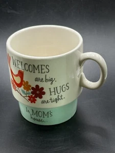 Hallmark Welcomes Are Big, Hugs Are Tight, In Mom’s House Coffee Mug 16 Oz - Picture 1 of 4