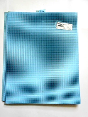 Lot of 6 Darice Premium Plastic Canvas Sheets 33028-5  Lt. Blue 13.5”x10.5” - Image 1 of 2