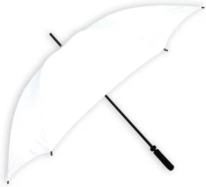 Barton Outdoors Rain Umbrella - White - 60" Across - Rip-Resistant Polyester - Picture 1 of 3