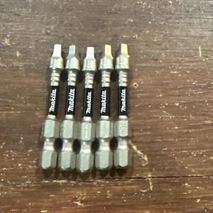 5 Pack Makita #2 Square 2” Power Bits SQ2 Impact XPS Part # E-00941 New - Picture 1 of 1