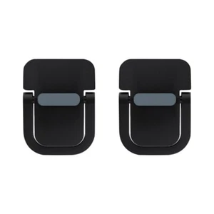 2PCS Laptop Cooling Folding Stand Black Anti-slip Holder PC Portable Stand Mini - Afbeelding 1 van 9