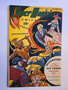 SUPER MAGICIAN VOL 3 # 7 STREET & SMITH PUB 1944 FINE - Picture 1 of 5