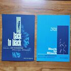2 x BACK TO BLACK rare promo art card posters (Amy Winehouse movie 2024)