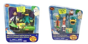 DISNEY PHINEAS AND FERB FIGURES UGLYINATOR GUN CANDACE AND JEREMY PERRY COSTUME - Picture 1 of 5