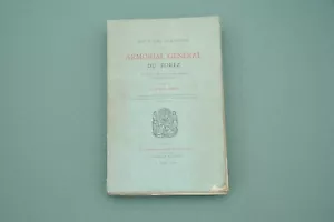 Forez Héraldique L.P. Gras Repertoire héraldique Armorial général du Forez 1874 - Imagen 1 de 7