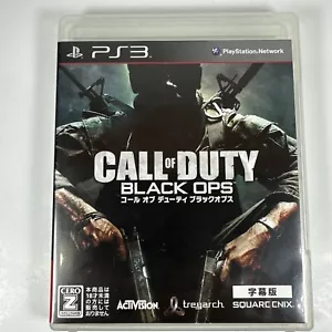 Call of Duty Black Ops PS3 PlayStation 3 Subtitled Japanese Genuine - Picture 1 of 4