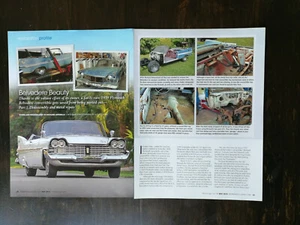 1959 Plymouth Belvedere Convertible 6-Page Original Article - Imagen 1 de 3