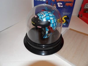 DALE EARNHARDT JR #3 SUPERMAN 1999 1/4 ACTION MINI NASCAR RACING HELMET 6504 MD - Picture 1 of 11