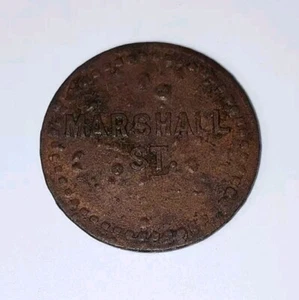 Marshall St. Good For A 5 Cent Cigar TRADE TOKEN - Bild 1 von 3