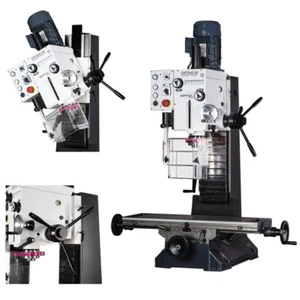 Optimum OTPImill MB 4 Präzisions-Bohr-Fräsmaschine m. zweistufigem Antriebsmotor - Bild 1 von 7