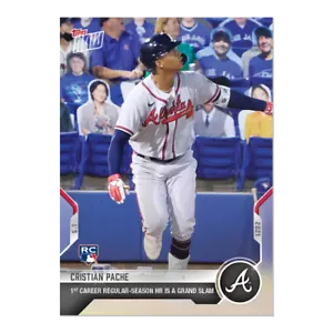 2021 TOPPS NOW Cristian Pache #158 ROOKIE RC Atlanta Braves! - Picture 1 of 2