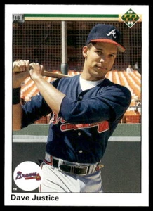 1990 Upper Deck #711 Dave Justice - Picture 1 of 2
