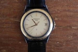Reloj de vestir para hombre Certina DS hecho en Suiza 2 tonos dorado y plateado - Imagen 1 de 7