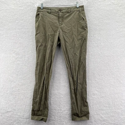 Gap Chino Pants Womens Size 2 Green 30x28 Khaki Slacks Work Business Straight - Image 1 of 4
