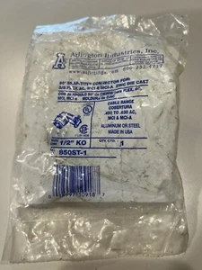 Arlington Industries 90 Grad Snap-Reifenverbinder für 3/8 Flex AC - Bild 1 von 2