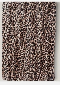 Victoria’s Secret Pink Leopard Sherpa Blanket 60”X 72” New - Picture 1 of 2