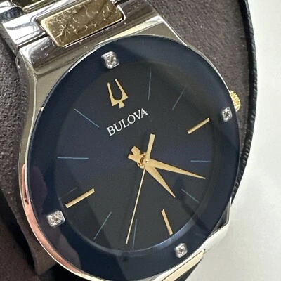 Bulova Millennia Men's Quartz Diamond Accent Two-Tone 43mm Watch 98E117 - image 1 of 4