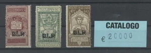 REGNO 1922 BLP DANTE 3V. ** CENTRATO CERT. - Picture 1 of 1