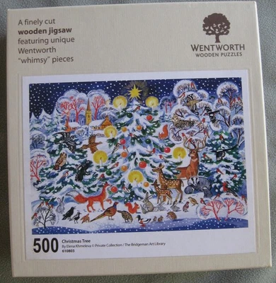 Puzzle Wentworth 100% completo; 500 animales caprichosos "Árbol de Navidad" Khmeleva Foto 1 de 4