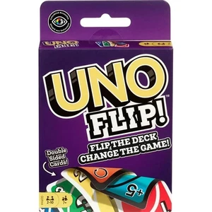 Mattel Uno Flip! Card Game - Great Fun for the Whole Family! - NEW! UNO Flip! - Picture 1 of 7