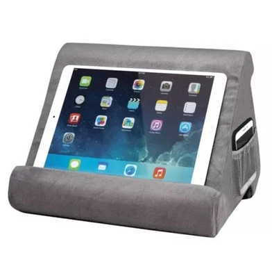 Ontel Pillow Pad Multi Angles Soft Tablet Stand Gray Grey Deluxe - Image 1 of 3