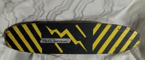 Skateboard 60er Jahre Metallrollen Vintage alt Custom 21`,5 Zoll lang - Bild 1 von 11