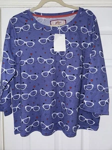 Womens Joe Browns Lilac Cat Pyjamas Size 16 BNWT - Picture 1 of 5