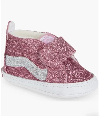 Zapato de cuna Sk8-Hi Glitter Foto 1 de 4