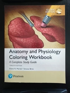 Anatomy and Physiology Colouring Workbook by Elaine N. Marieb and Simone Brito - Picture 1 of 6