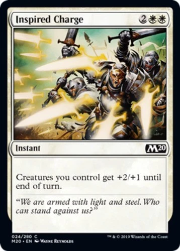 x1 Inspired Charge - Core Set 2020 (M20) - NM - MTG - Image 1 of 1