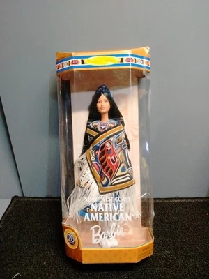 Bonecas Barbie 1999 Mattel #24671 da Costa Noroeste nativas americanas do mundo novas - Imagem 1 de 4