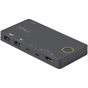 StarTech.com Switch KVM ibrido USB-A + HDMI e USB-C a 2 porte - Monitor singolo  - Foto 1 di 5
